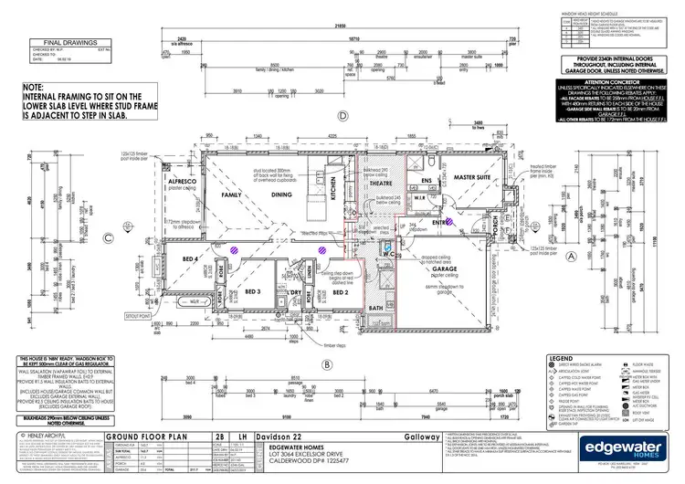 Floorplan of Homely house listing, Lot 3064/21 Excelsior Drive, Calderwood NSW 2527