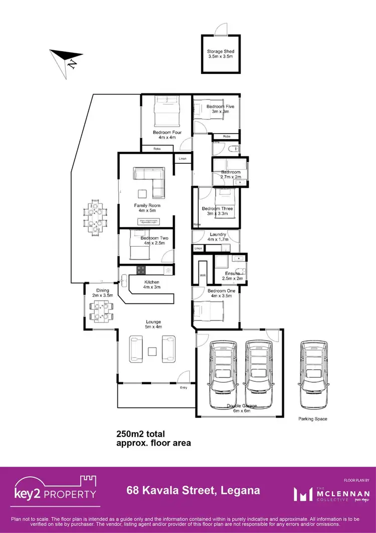 Floorplan of Homely house listing, 68 Kavala Street, Legana TAS 7277