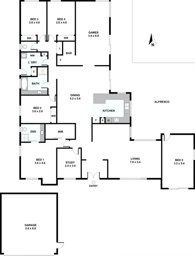 Floorplan of Homely house listing, 1 Paul Tully Avenue, Collingwood Park QLD 4301