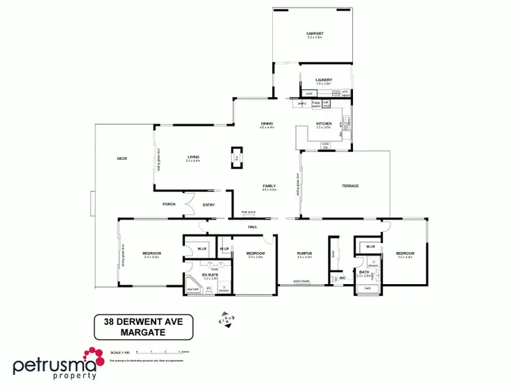 Floorplan of Homely house listing, 38 Derwent Avenue, Margate TAS 7054
