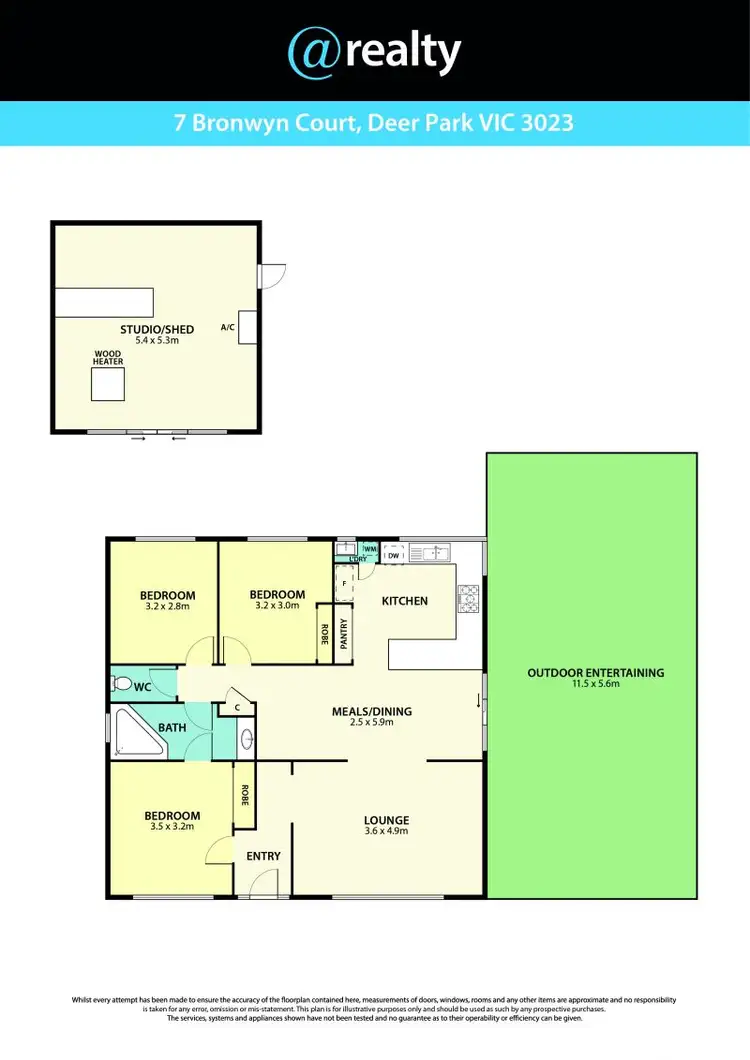 Floorplan of Homely house listing, 7 Bronwyn Court, Deer Park VIC 3023