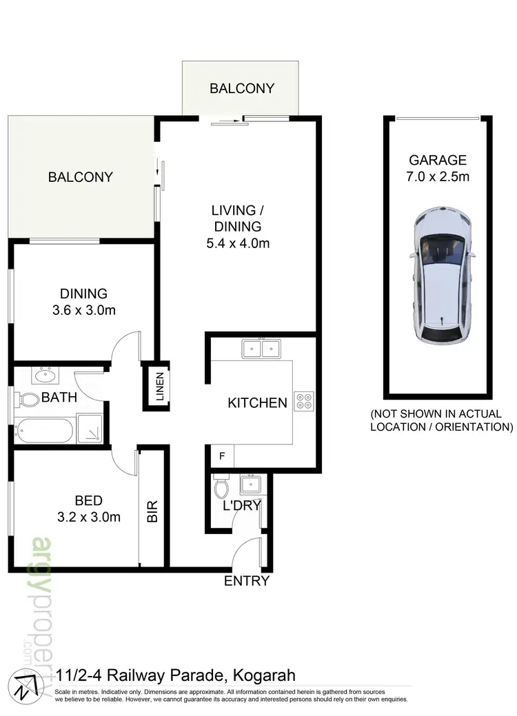 Floorplan of Homely unit listing, 11/2-4 Railway Parade, Kogarah NSW 2217