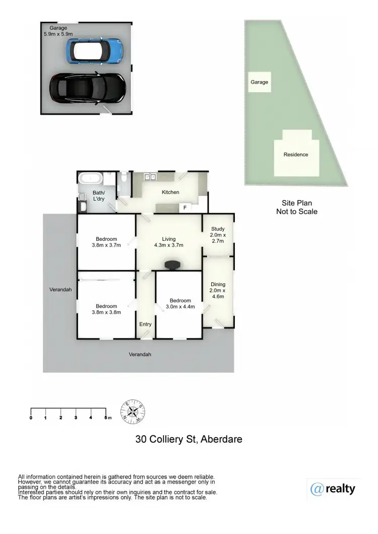 Floorplan of Homely house listing, 30 Colliery Street, Aberdare NSW 2325