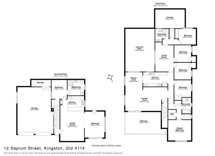 Floorplan of Homely house listing, 12 Sapium Street, Kingston QLD 4114