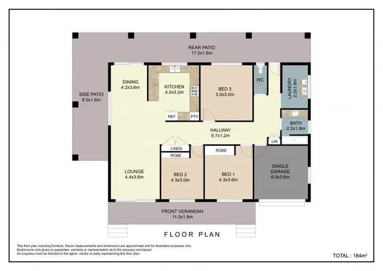 Floorplan of Homely house listing, 13 Nimbus Drive, Flaxton QLD 4560