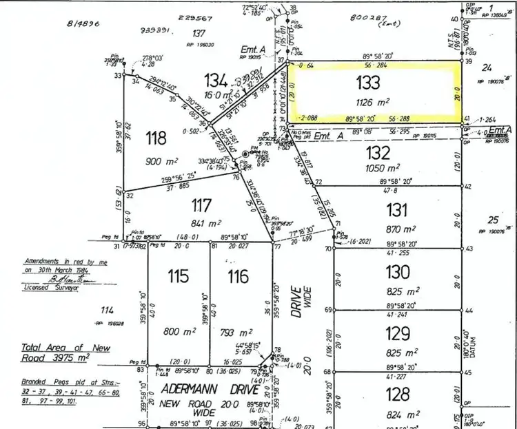 Floorplan of Homely land listing, 29 Nolan Drive, Kingaroy QLD 4610