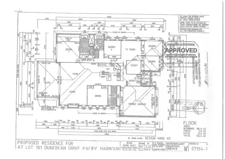 Floorplan of Homely house listing, 16 Dunebean Drive, Banksia Beach QLD 4507