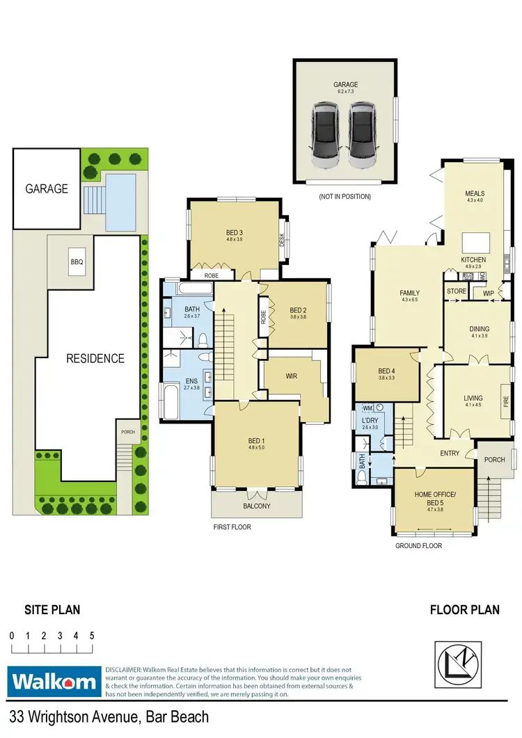 Floorplan of Homely house listing, 33 Wrightson Avenue, Bar Beach NSW 2300
