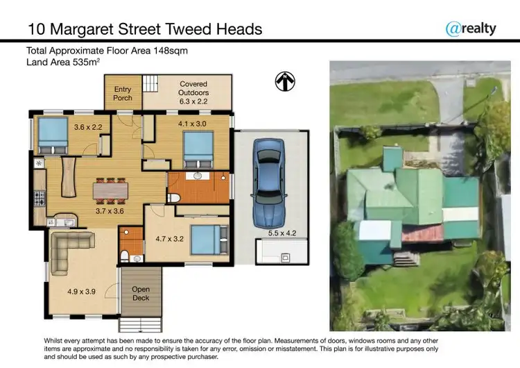 Floorplan of Homely house listing, 10 Margaret Street, Tweed Heads NSW 2485