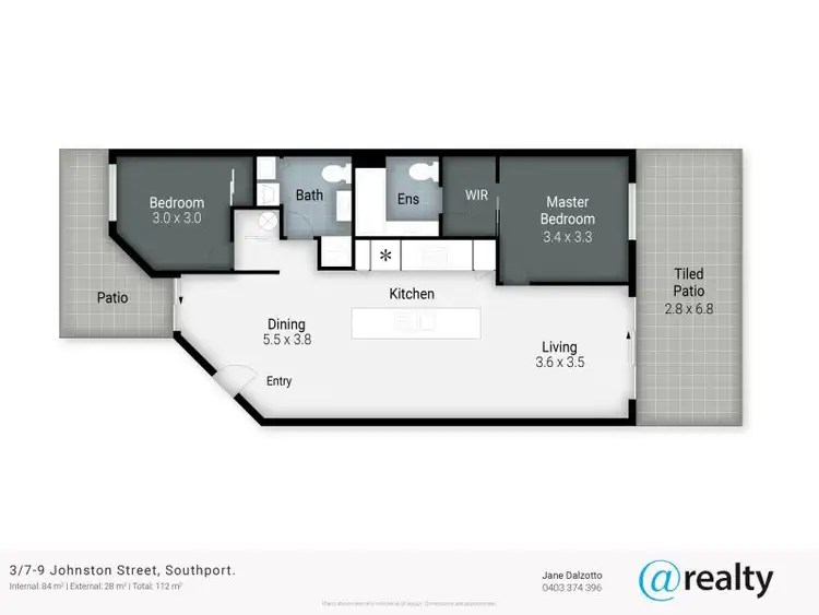 Floorplan of Homely apartment listing, 3/7 Johnston Street, Southport QLD 4215