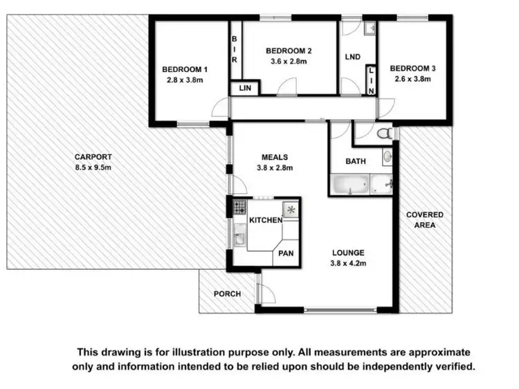 Floorplan of Homely house listing, 23 Gaden Street, Mount Gambier SA 5290