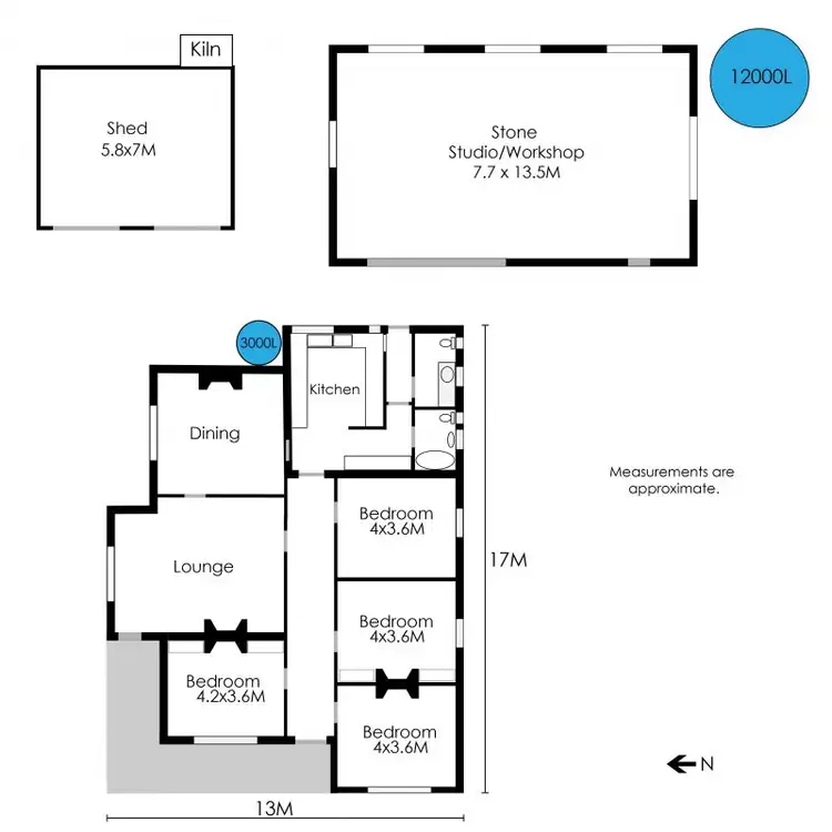 Floorplan of Homely rural property listing, 249 Upper Natone Rd, Natone TAS 7321