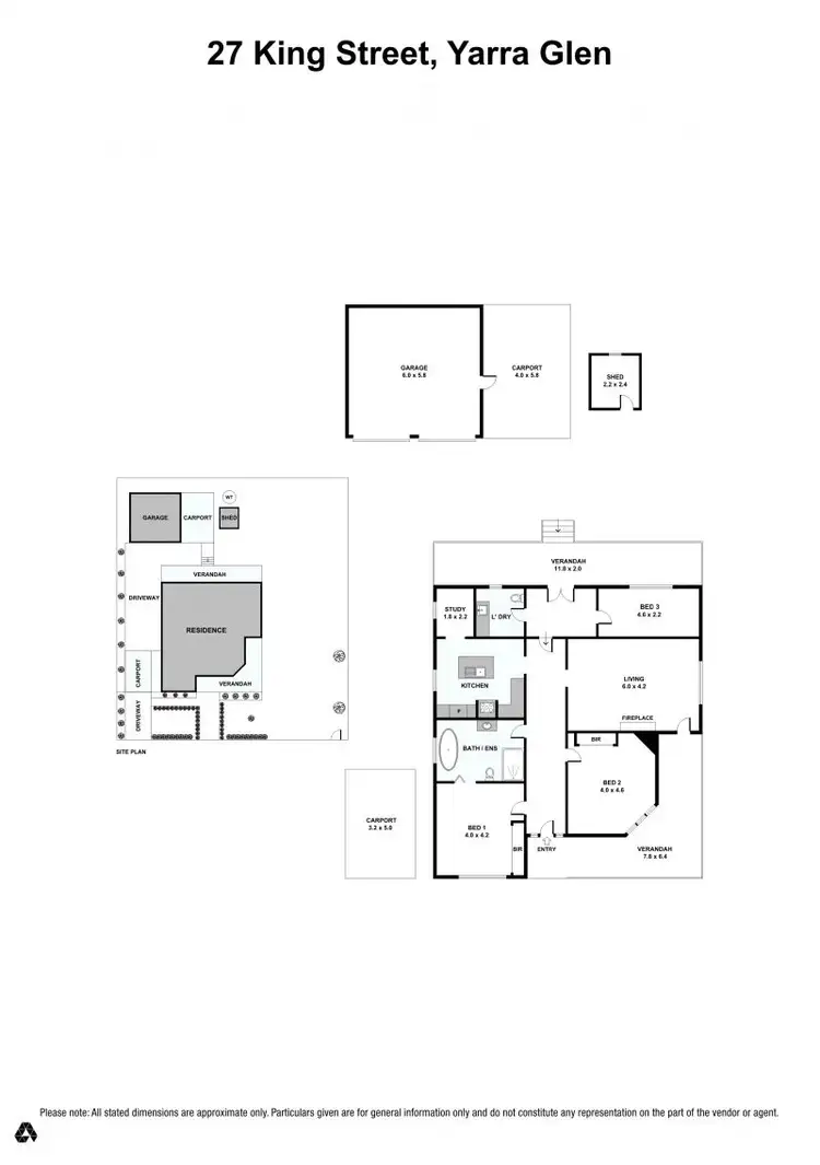 Floorplan of Homely house listing, 27 King Street, Yarra Glen VIC 3775
