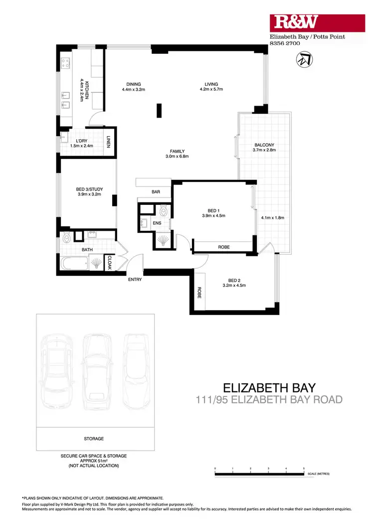 Floorplan of Homely apartment listing, 111/95 Elizabeth Bay Road, Elizabeth Bay NSW 2011