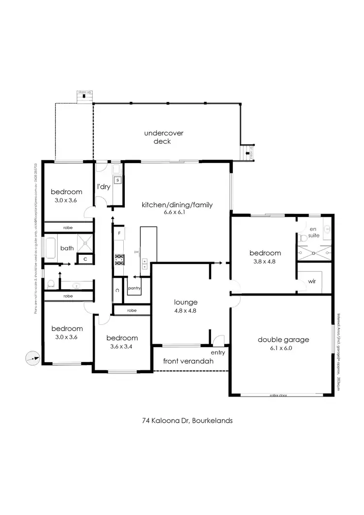 Floorplan of Homely house listing, 74 Kaloona Drive, Bourkelands NSW 2650