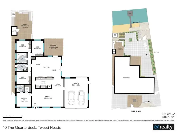 Floorplan of Homely house listing, 40 The Quarterdeck, Tweed Heads NSW 2485