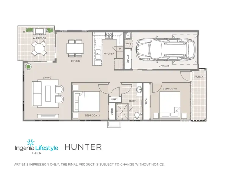 Floorplan of Homely retirement listing, 82/40 Watt Street, Lara VIC 3212
