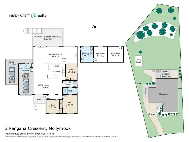 Floorplan of Homely house listing, 2 Pengana Crescent, Mollymook NSW 2539