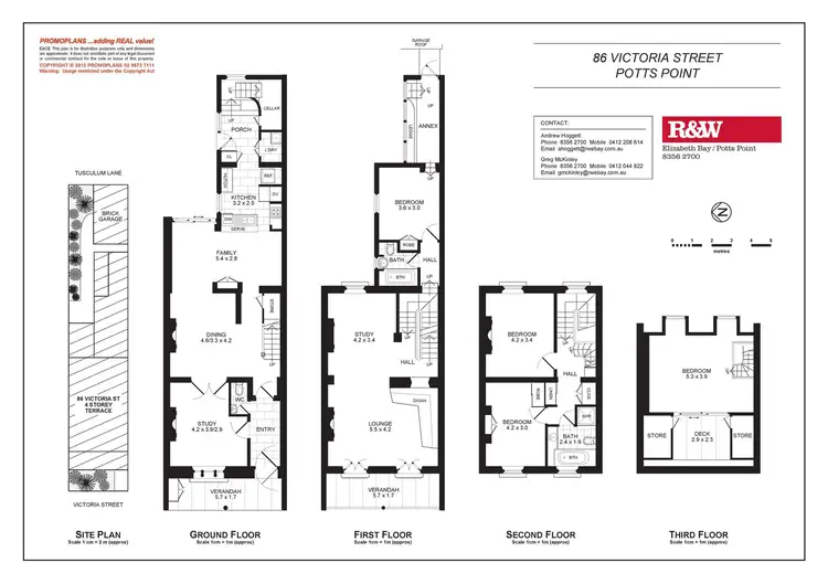 Floorplan of Homely terrace listing, 86 Victoria Street, Potts Point NSW 2011