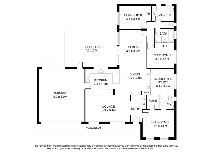 Floorplan of Homely house listing, 31 Stiles Street, Mount Gambier SA 5290