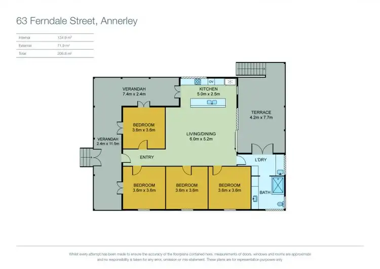 Floorplan of Homely house listing, 63 Ferndale Street, Annerley QLD 4103