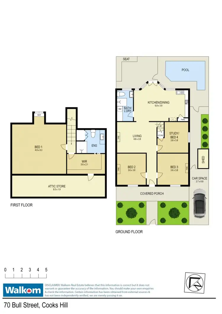 Floorplan of Homely house listing, 70 Bull Street, Cooks Hill NSW 2300