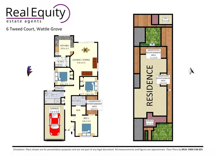 Floorplan of Homely house listing, 6 Tweed Court, Wattle Grove NSW 2173