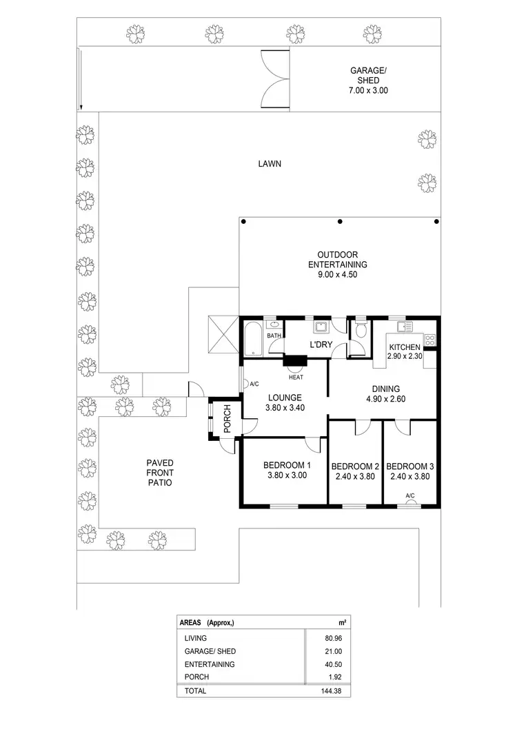 Floorplan of Homely semi-detached listing, Address available on request