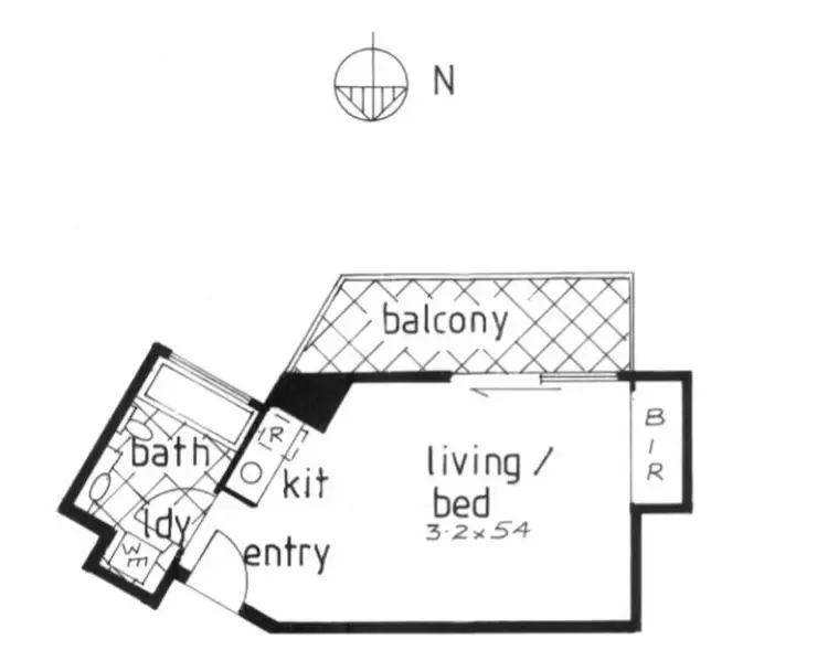 Floorplan of Homely apartment listing, 209/88 Marine Parade, Coolangatta QLD 4225
