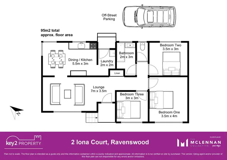 Floorplan of Homely house listing, 2 Iona Court, Ravenswood TAS 7250