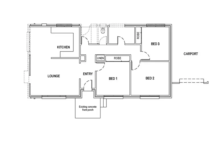 Floorplan of Homely house listing, 6 Tinga Crescent, Kooringal NSW 2650