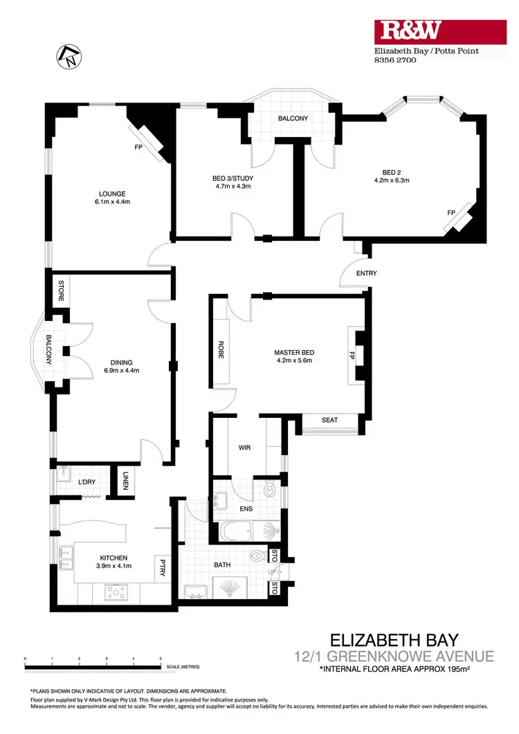 Floorplan of Homely apartment listing, 12/1 Greenknowe Avenue, Elizabeth Bay NSW 2011