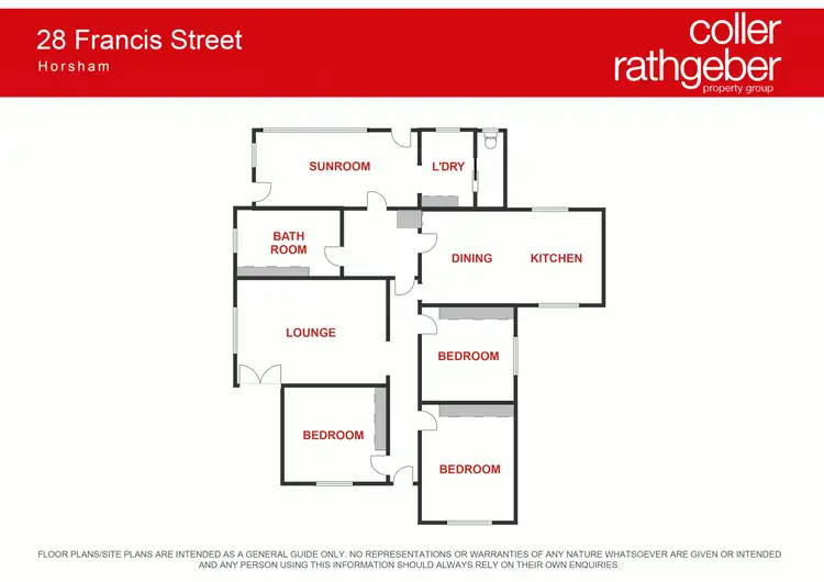 Floorplan of Homely house listing, 28 Francis Street, Horsham VIC 3400