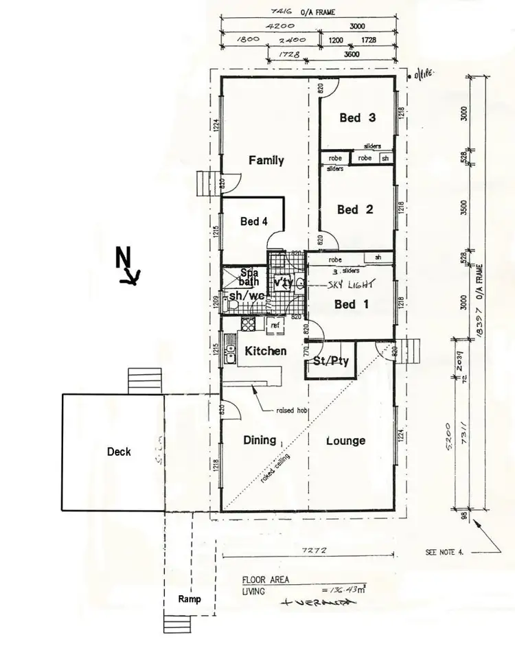 Floorplan of Homely rural property listing, 14 Pinnell Road, Crows Nest QLD 4355