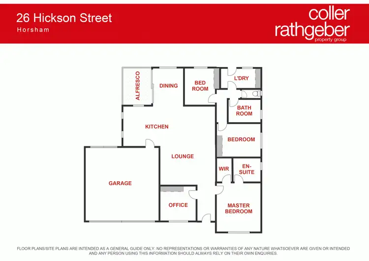 Floorplan of Homely house listing, 26 Hickson Street, Horsham VIC 3400