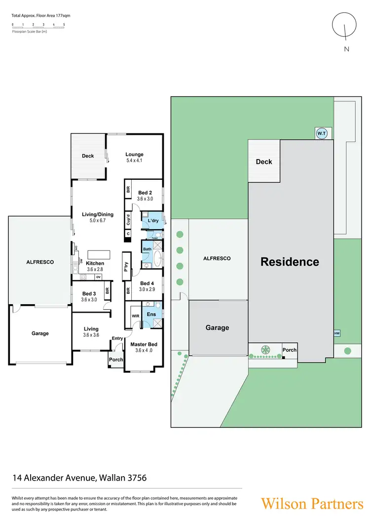 Floorplan of Homely house listing, 14 Alexander Avenue, Wallan VIC 3756