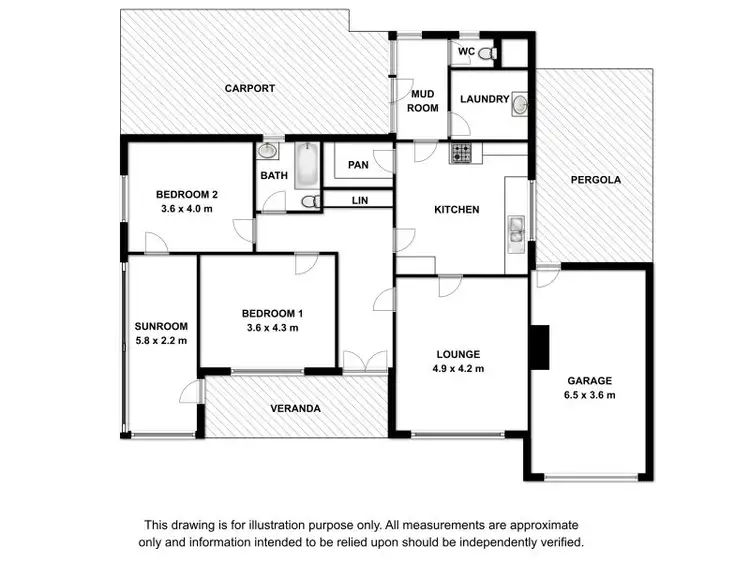 Floorplan of Homely house listing, 28 Umpherston Street, Mount Gambier SA 5290