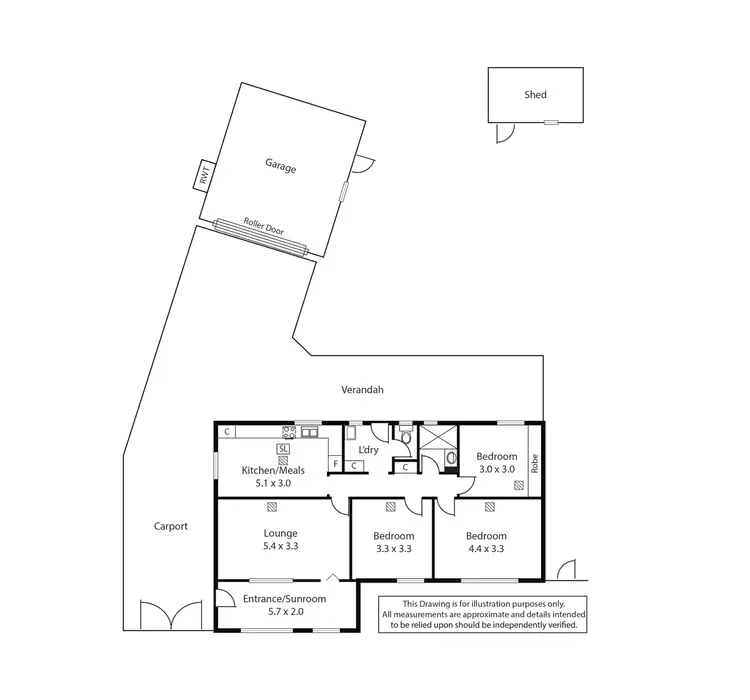 Floorplan of Homely house listing, 16 Diosma Crescent, Lockleys SA 5032