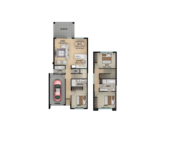 Floorplan of Homely house listing, 28 Quick Road, Mitchell Park SA 5043