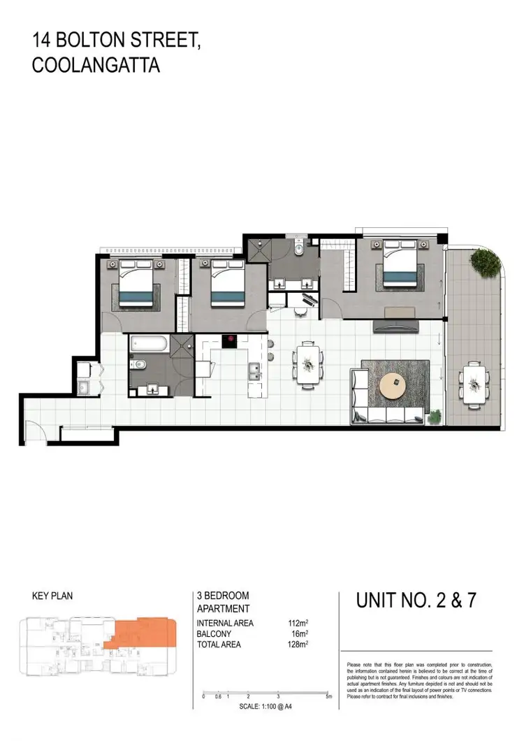 Floorplan of Homely apartment listing, 2/14 Bolton Street, Kirra QLD 4225