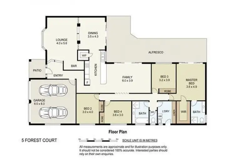 Floorplan of Homely house listing, 5 Forest Court, Algester QLD 4115