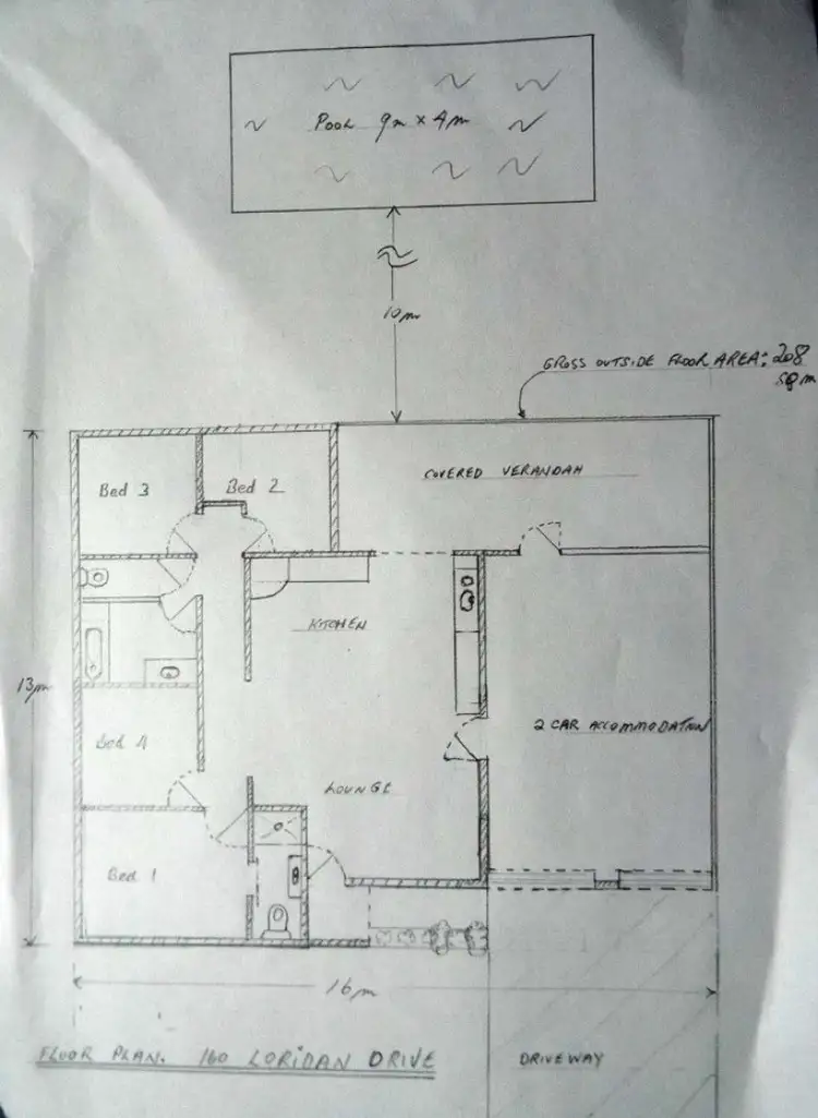 Floorplan of Homely house listing, 160 Loridan Drive, Brinsmead QLD 4870