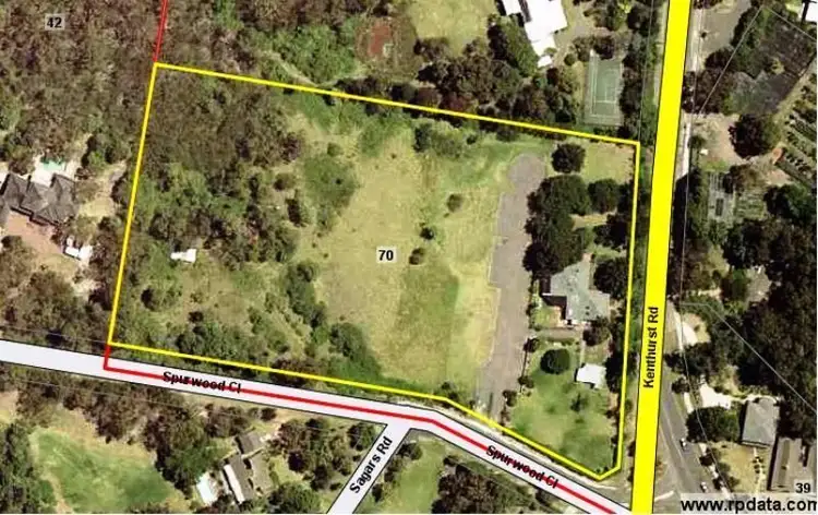 Floorplan of Homely rural property listing, 70 Kenthurst Road, Kenthurst NSW 2156