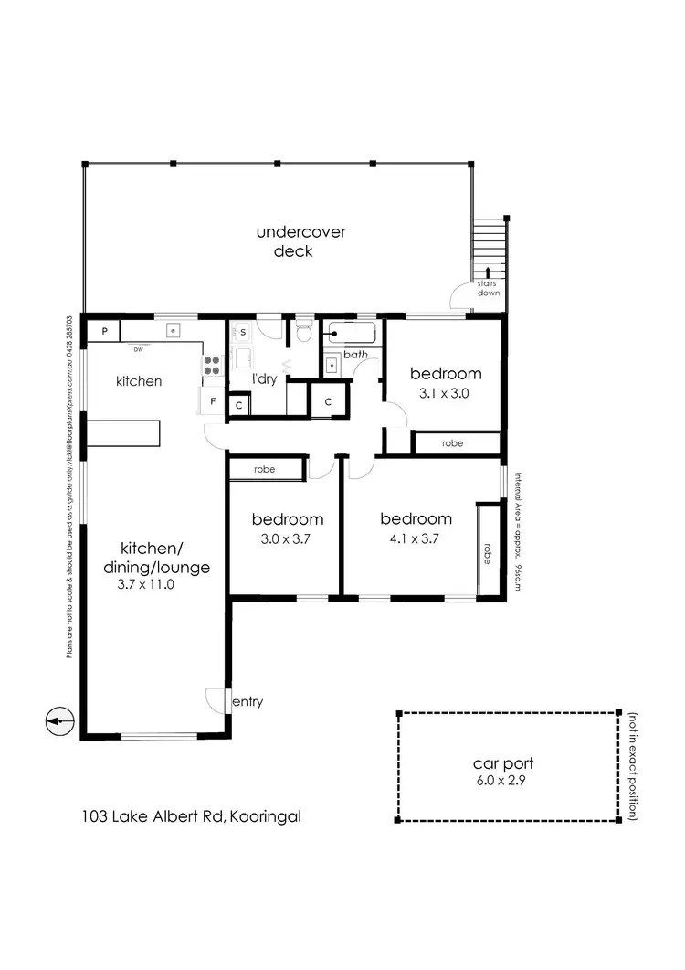 Floorplan of Homely house listing, 103 Lake Albert Road, Kooringal NSW 2650