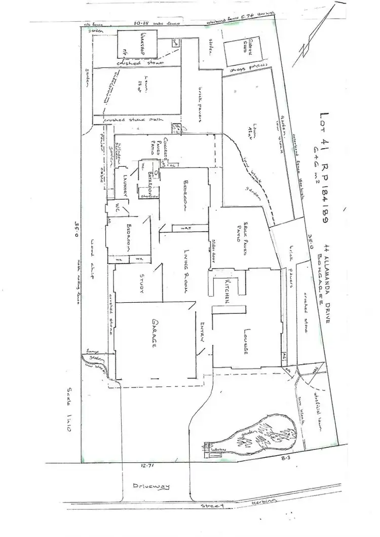 Floorplan of Homely house listing, 44 Allamanda Drive, Bongaree QLD 4507