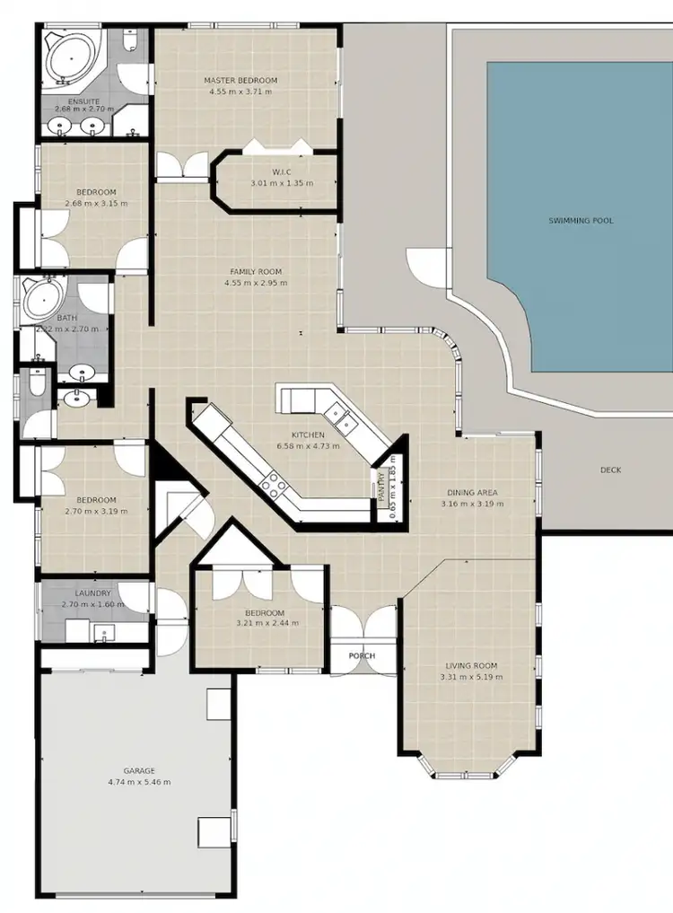 Floorplan of Homely house listing, 22 Glenwater Crescent, Helensvale QLD 4212