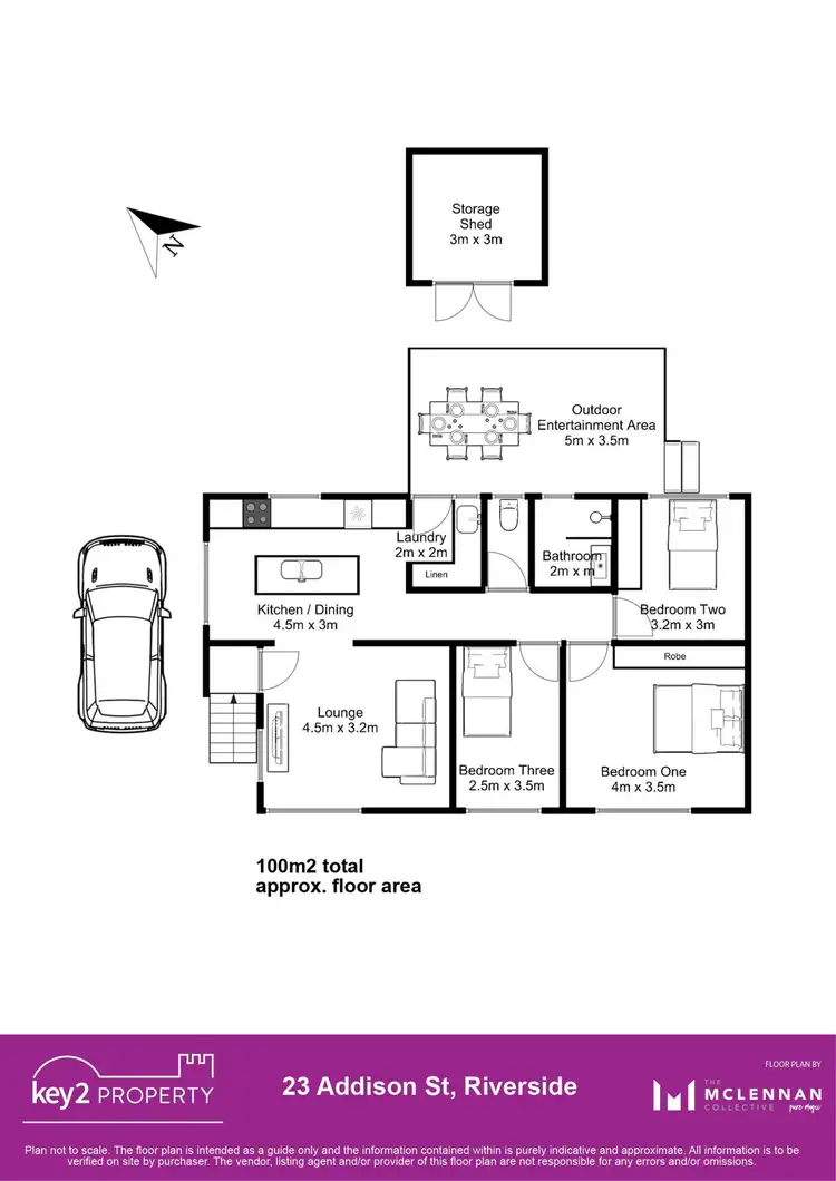 Floorplan of Homely house listing, 23 Addison Street, Riverside TAS 7250