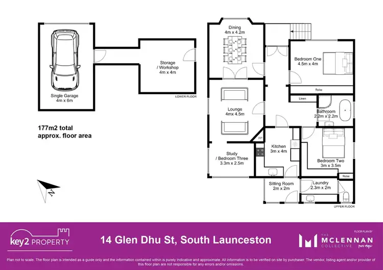 Floorplan of Homely house listing, 14 Glen Dhu Street, South Launceston TAS 7249