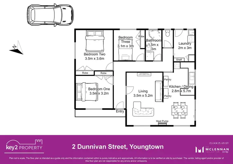 Floorplan of Homely house listing, 2 Dunnivan Street, Youngtown TAS 7249