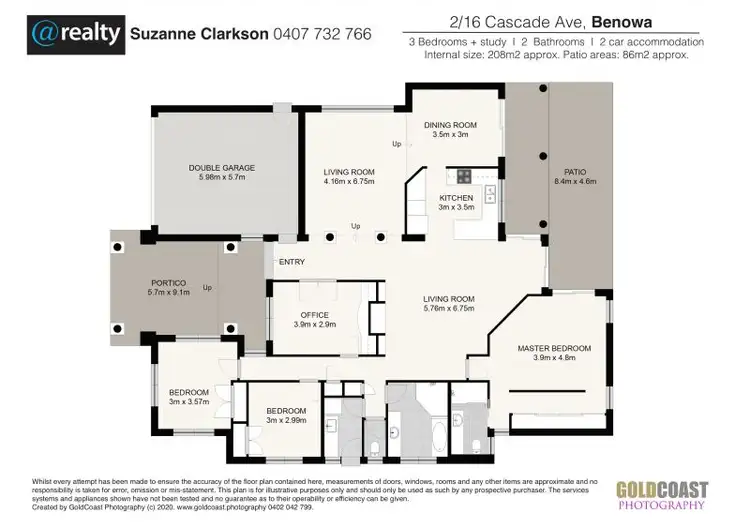 Floorplan of Homely house listing, 2/16 Cascade Avenue, Benowa QLD 4217